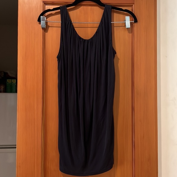 NWT! Amanda Wakeley black Viscose Jersey Tank Blouse! - Picture 5 of 5